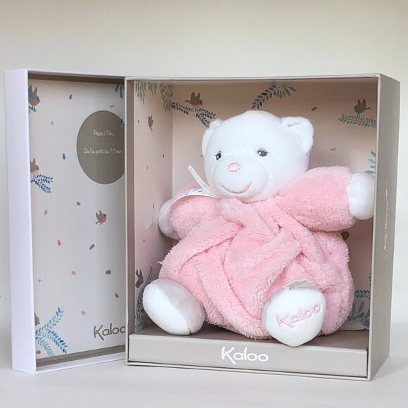 Kaloo Brand New Pink Bear Soft Stuffed Animal Toy for Baby 🐻🎀 - Picture 9 of 14